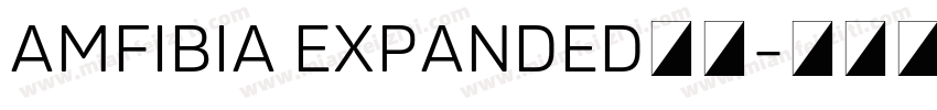 AMFIBIA EXPANDED字体字体转换